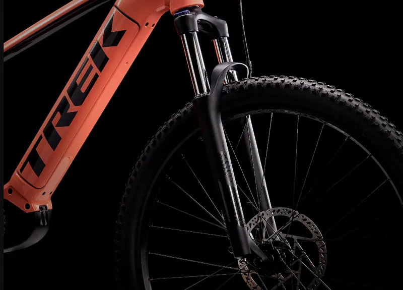 Trek Powerfly 4 625w Gen 4 Electric Mountain Bike 2024 in Living Coral and Grey-1